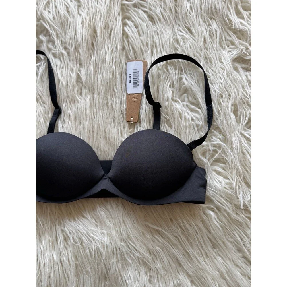 Skims Ultimate Push Up Strapless Bra Onyx Size 32A - Picture 3 of 8